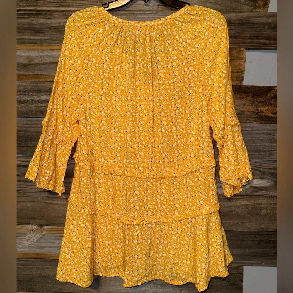 Beach Lunch Lounge Womens Suella Boho Button Down Peasant Top Sunshine Dolly XS - Picture 4 of 7